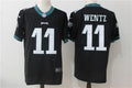 Men's Philadelphia Eagles #11 Carson Wentz Game Jersey1 Black