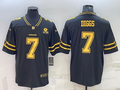 Men's Dallas Cowboys Trevon Diggs #7 Black Player Game Jersey1