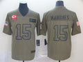 Men's Kansas City Chiefs Patrick Mahomes Brown Player Game Jersey1