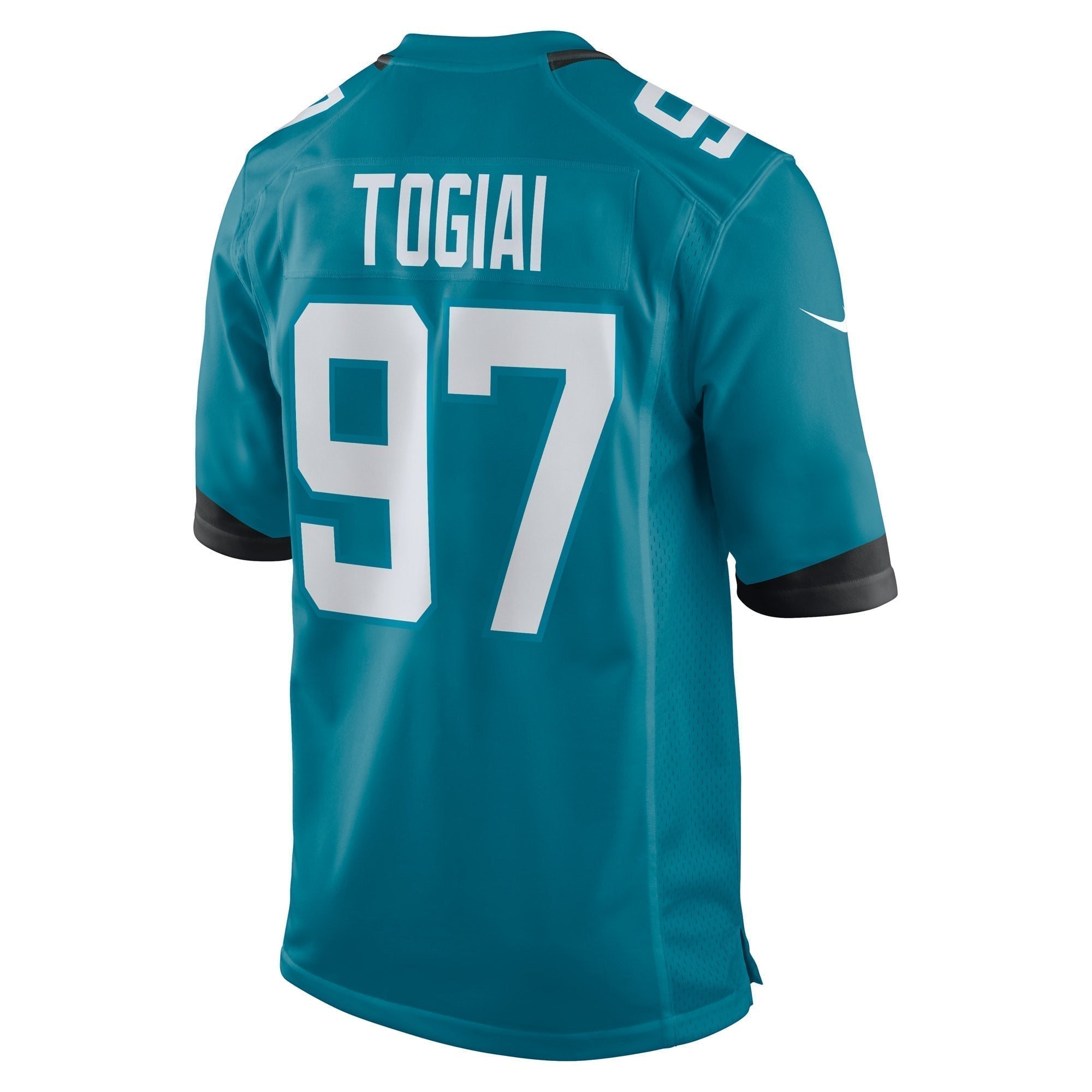 Tommy Togiai Jacksonville Jaguars Nike Team Game Jersey -  Teal