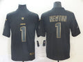 Men's Carolina Panthers Cam Newton #1 Black Player Game Jersey1