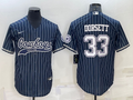 Men's Dallas Cowboys Tony Dorsett #33 Navy Player Jersey1 Joint Edition