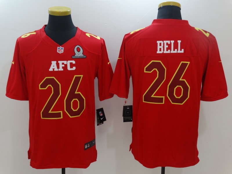 Men's Pittsburgh Steelers LeVeon Bell #26 Red Game Jersey1