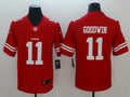Men's San Francisco 49ers Marquise Goodwin #11 Red Game Player Jersey1