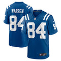 Men's Indianapolis Colts Tyler Warren Nike Royal 2025 NFL Draft First Round Pick Game Jersey