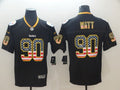 Men's Pittsburgh Steelers T.J. Watt #90 Black Authentic Game Jersey1