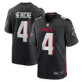 Taylor Heinicke Atlanta Falcons Nike Game   Jersey - Black
