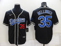 Men's Los Angeles Dodgers Cody Bellinger #35 Black Game Player Jersey1