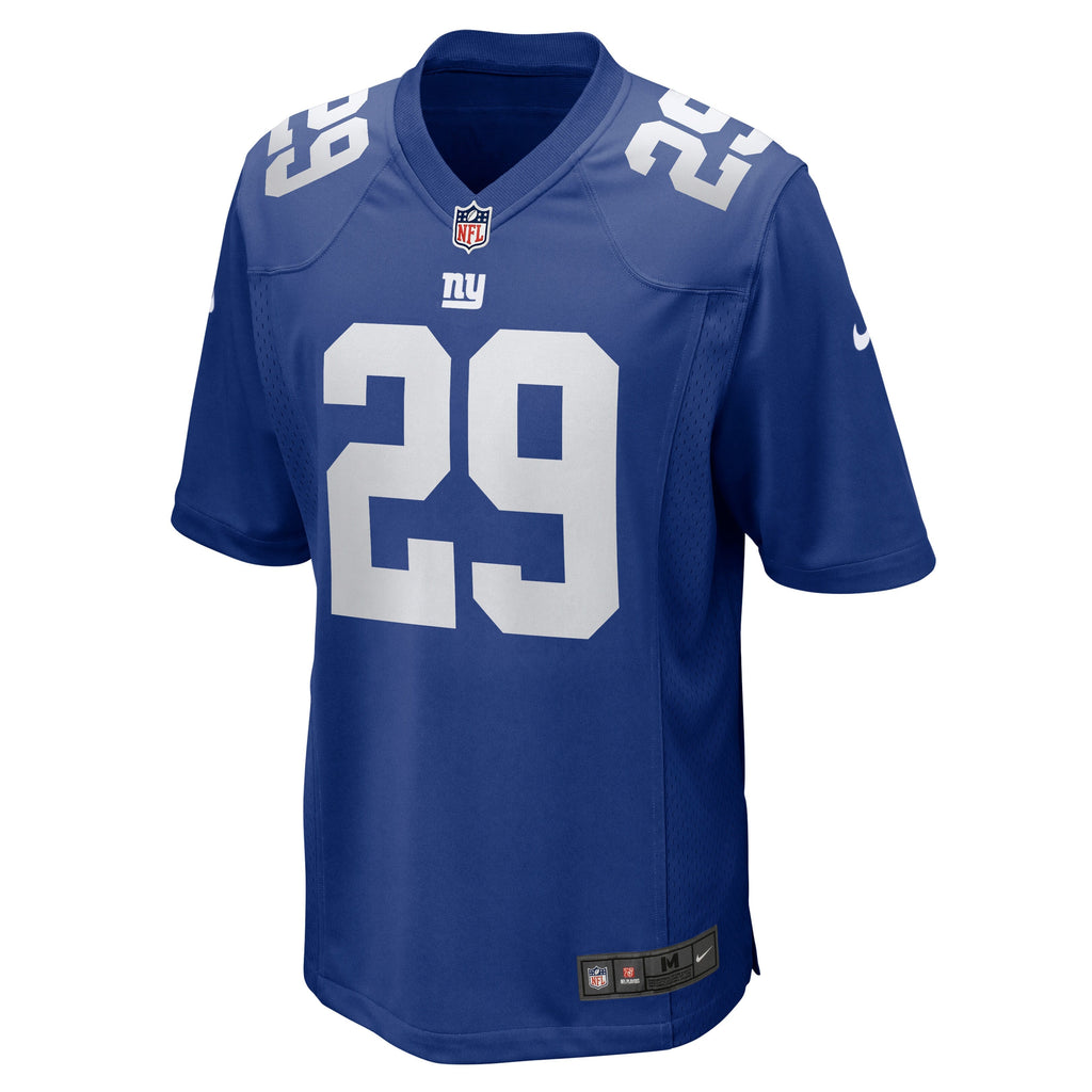 Xavier McKinney New York Giants Nike Game Jersey - Blue
