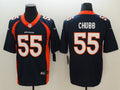 Men's Denver Broncos Bradley Chubb #55 Navy Game Jersey1