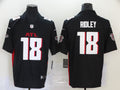Men's Atlanta Falcons Calvin Ridley #18 Black Player Game Jersey1