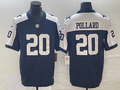 Men's Dallas Cowboys Tony Pollard #20 Navy Alternate Game Team Jersey1
