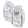 Men's Cincinnati Bengals Arctic Camo 2024 Salute to Service Club Fleece Pullover Hoodie1