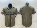 Men's Tampa Bay Buccaneers Olive 2022 Salute To Service Retired Player Limited Blank Jersey1