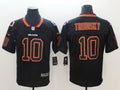 Men's Chicago Bears #10 Mitch Trubisky Black Team Game Jersey1