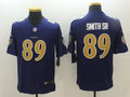 Men's Baltimore Ravens Steve Smith Sr #89 Purple Game Player Jersey1