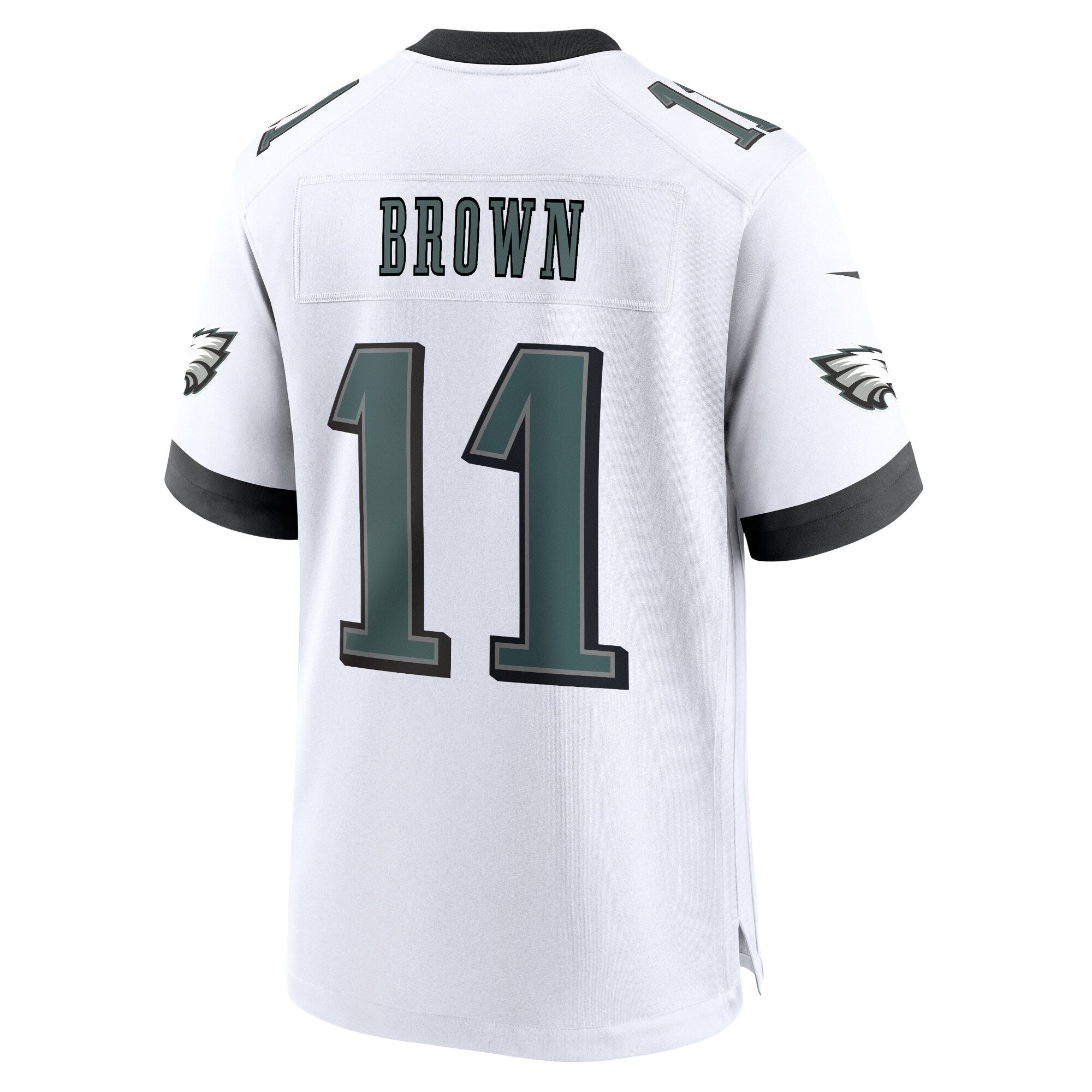 A.J. Brown Philadelphia Eagles Nike White Game Jersey - White