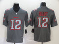 Men's Tampa Bay Buccaneers Tom Brady #12 Gray Alternate Game Jersey1