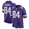 Josh Oliver Minnesota Vikings Nike Game   Jersey - Purple