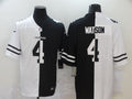 Men's Houston Texans Deshaun Watson #4 Black/White Game Jersey1