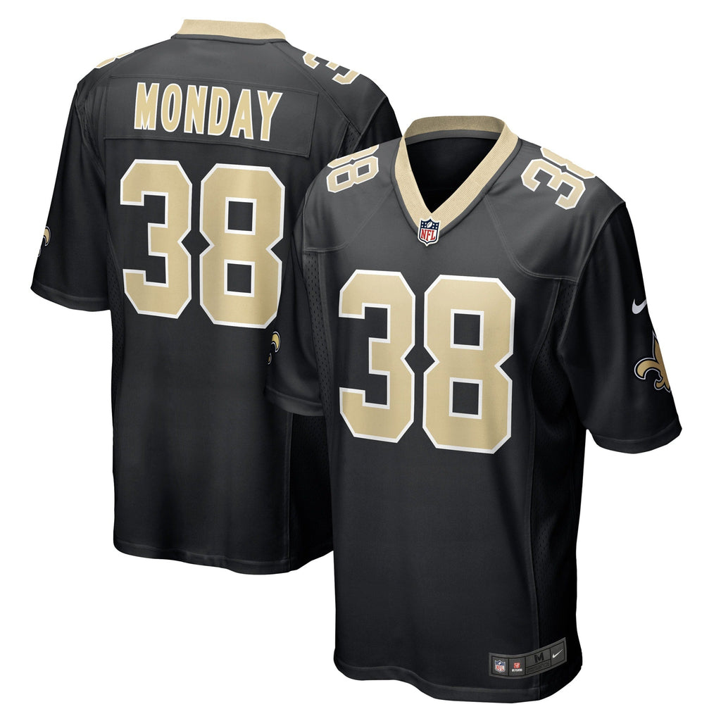Smoke Monday New Orleans Saints Nike Game   Jersey - Black