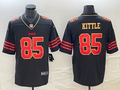 Men's San Francisco 49ers George Kittle #85 Black Vapor F.U.S.E. Limited Jersey1