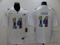 Men's Buffalo Bills Stefon Diggs #14 White Game Jersey1
