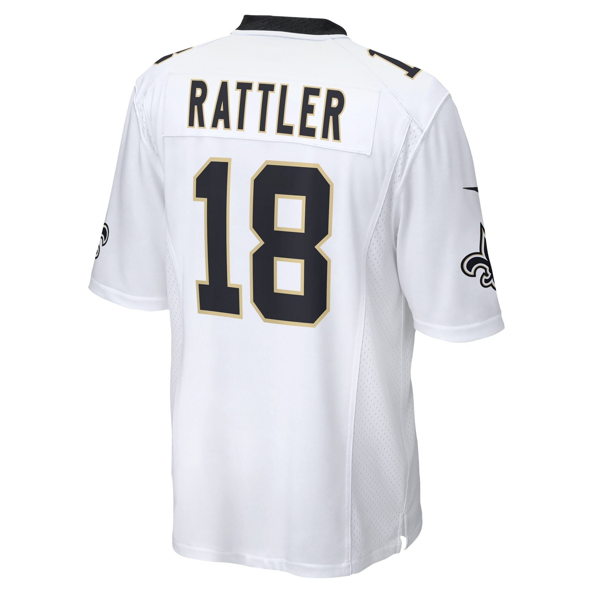 Spencer Rattler New Orleans Saints Nike 2024 NFL Draft Game   Jersey - White