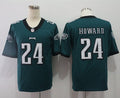 Men's Philadelphia Eagles Jordan Howard #24 Midnight Green Game Player Jersey1