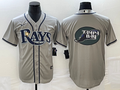Men's Tampa Bay Rays Gray Replica Team Jersey