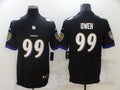 Men's Baltimore Ravens Odafe Oweh #99 Black Game Jersey1