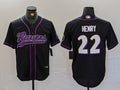 Men's Baltimore Ravens Derrick Henry #22 Black Alternate Game Jersey1