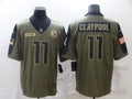 Men's Pittsburgh Steelers Chase Claypool #11 Brown Game Jersey1