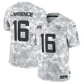 Men's Jacksonville Jaguars Trevor Lawrence #16 Arctic Camo 2024 Salute to Service Limited Jersey1