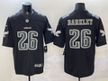 Men's Philadelphia Eagles Saquon Barkley #26 Carbon Black Fashion Game Jersey1