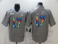 Men's Buffalo Bills Josh Allen #17 Gray Game Player Jersey1