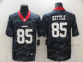 Men's San Francisco 49ers George Kittle #85 Gray Camouflage Game Jersey1