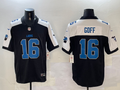 Men's Detroit Lions Jared Goff #16 Black Alternate Game Jersey1