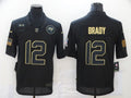 Men's Tampa Bay Buccaneers Tom Brady Black 2020 Salute To Service Limited Jersey1