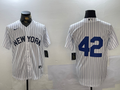 Men's New York Yankees #42 White 2024 Jackie Robinson Day Home Limited Jersey1