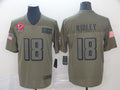 Men's Atlanta Falcons Calvin Ridley #18 Brown Game Jersey1