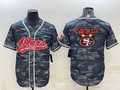 Men's San Francisco 49ers Grey Camouflage Game Jersey1