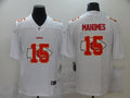 Men's Kansas City Chiefs #15 Patrick Mahomes White Alternate Player Game Jersey1
