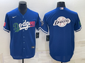Men's Los Angeles Dodgers Blue Alternate Baseball Jersey1