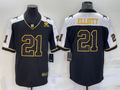 Men's Dallas Cowboys Ezekiel Elliott #21 Black Vapor Limited Jersey1