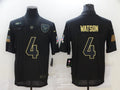 Men's Houston Texans #4 Deshaun Watson Black Game Player Jersey1