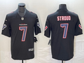 Men's Houston Texans C.J. Stroud #7 Black Fashion Game Jersey1