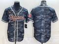 Men's Denver Broncos Grey Camouflage Blank Jersey1