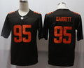 Men's Cleveland Browns Myles Garrett #95 Brown Alternate Legend Jersey1