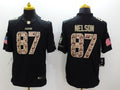 Men's Green Bay Packers Jordy Nelson #87 Black Game Jersey1